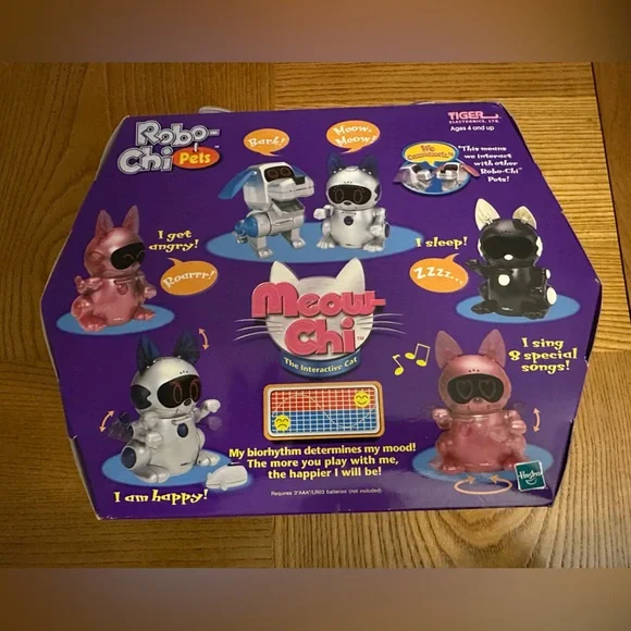 NIB TIGER Interactive MEOW CHI Electronic Toy VINTAGE - Picture 2 of 2